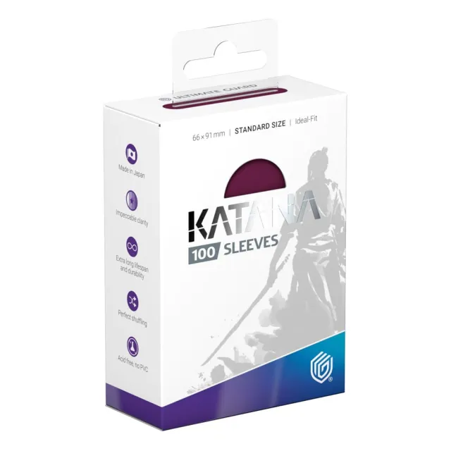 Ultimate Guard Katana Sleeves Standard Size (100) - Radiant Plum