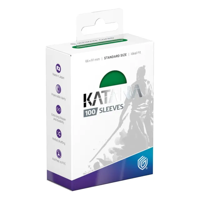Ultimate Guard Katana Sleeves Standard Size (100) - Jade Garden
