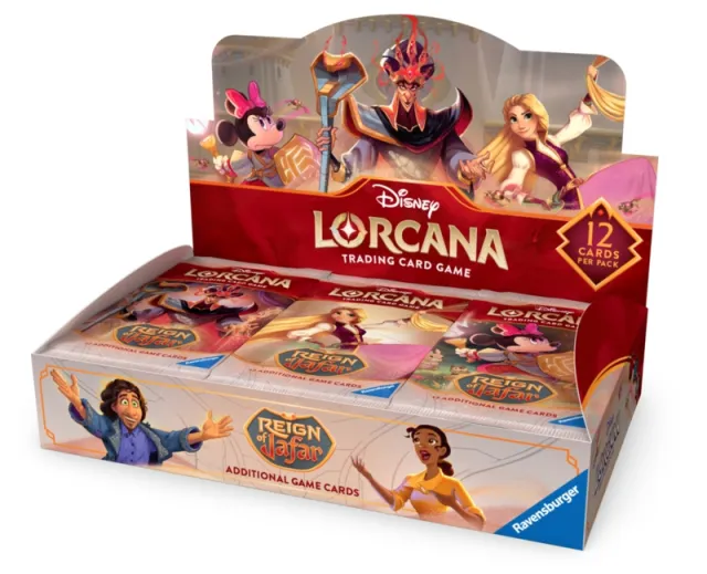 Disney Lorcana Reign of Jafar Booster Display